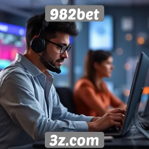 Atendimento ao cliente no site 982bet